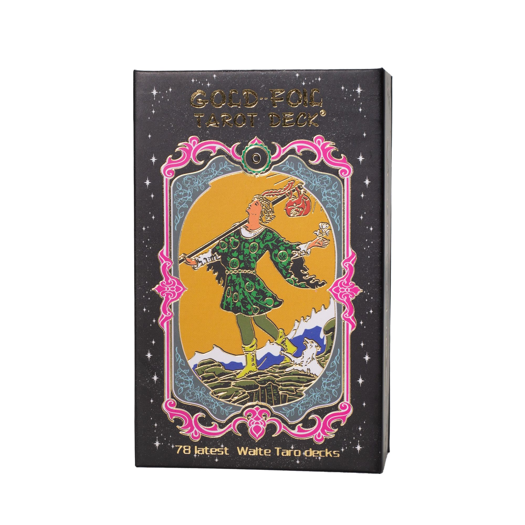 Juego de cartas de Tarot con lámina dorada - con folleto - Imagen 6